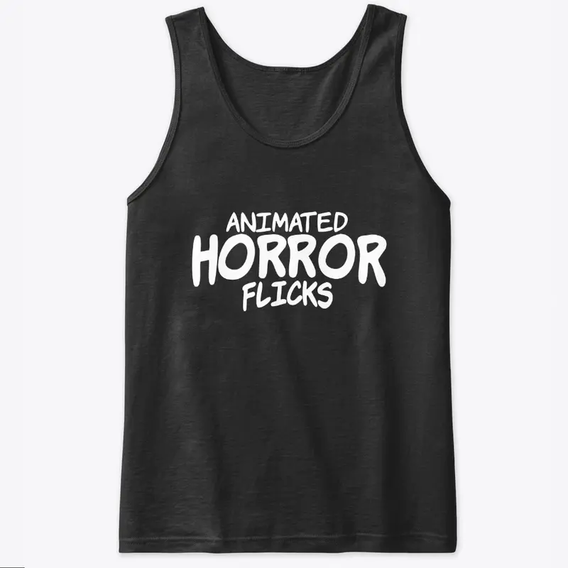 Animated Horror Flicks Logo (White)