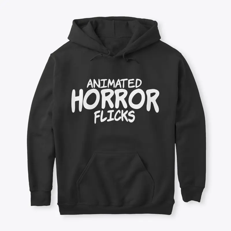 Animated Horror Flicks Logo (White)