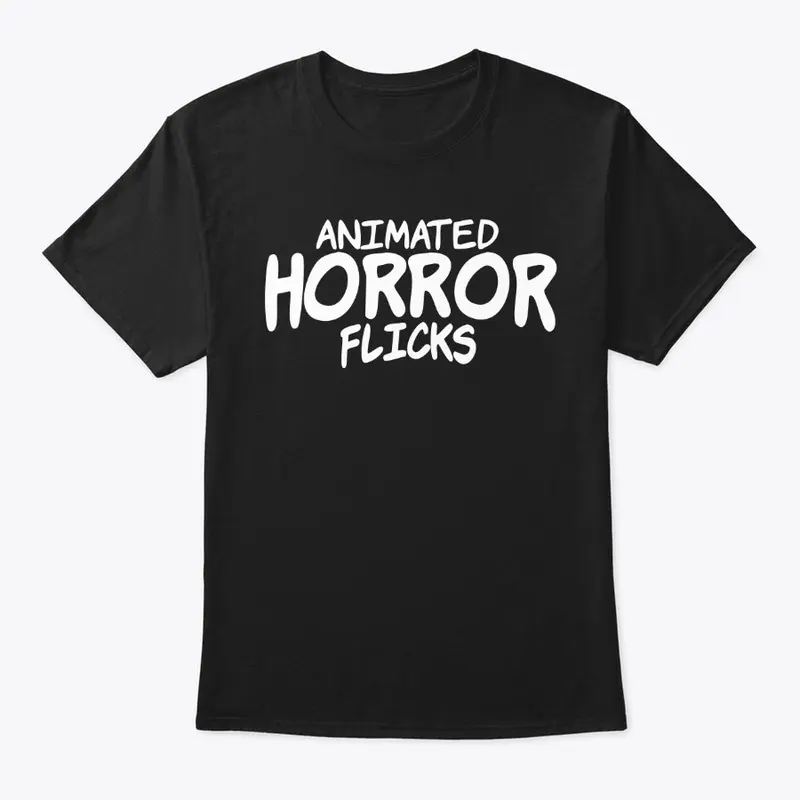 Animated Horror Flicks Logo (White)